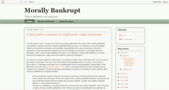 Desktop Screenshot of blog.morallybankrupt.org