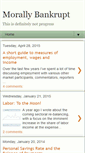 Mobile Screenshot of blog.morallybankrupt.org